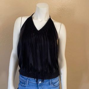 Halter Top with Fringe